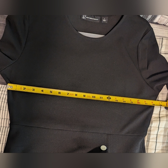 NY & Co Button detail knit maxi top with slit L - Picture 4 of 7